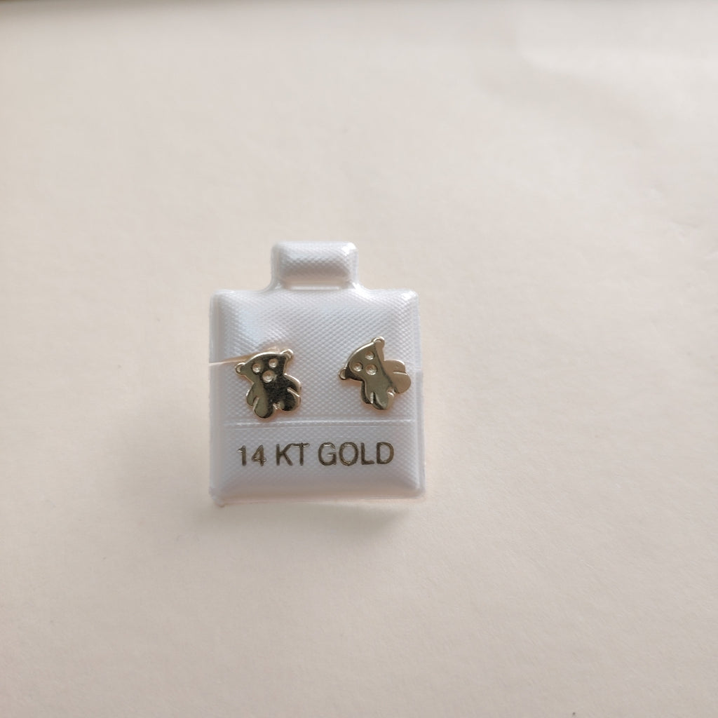 BROQUELES ORO 14K 1 (NUEVO)