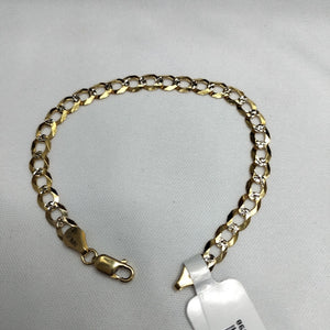PULSERA BARBADA 14K 21 CM 5.6 GR (NUEVO)