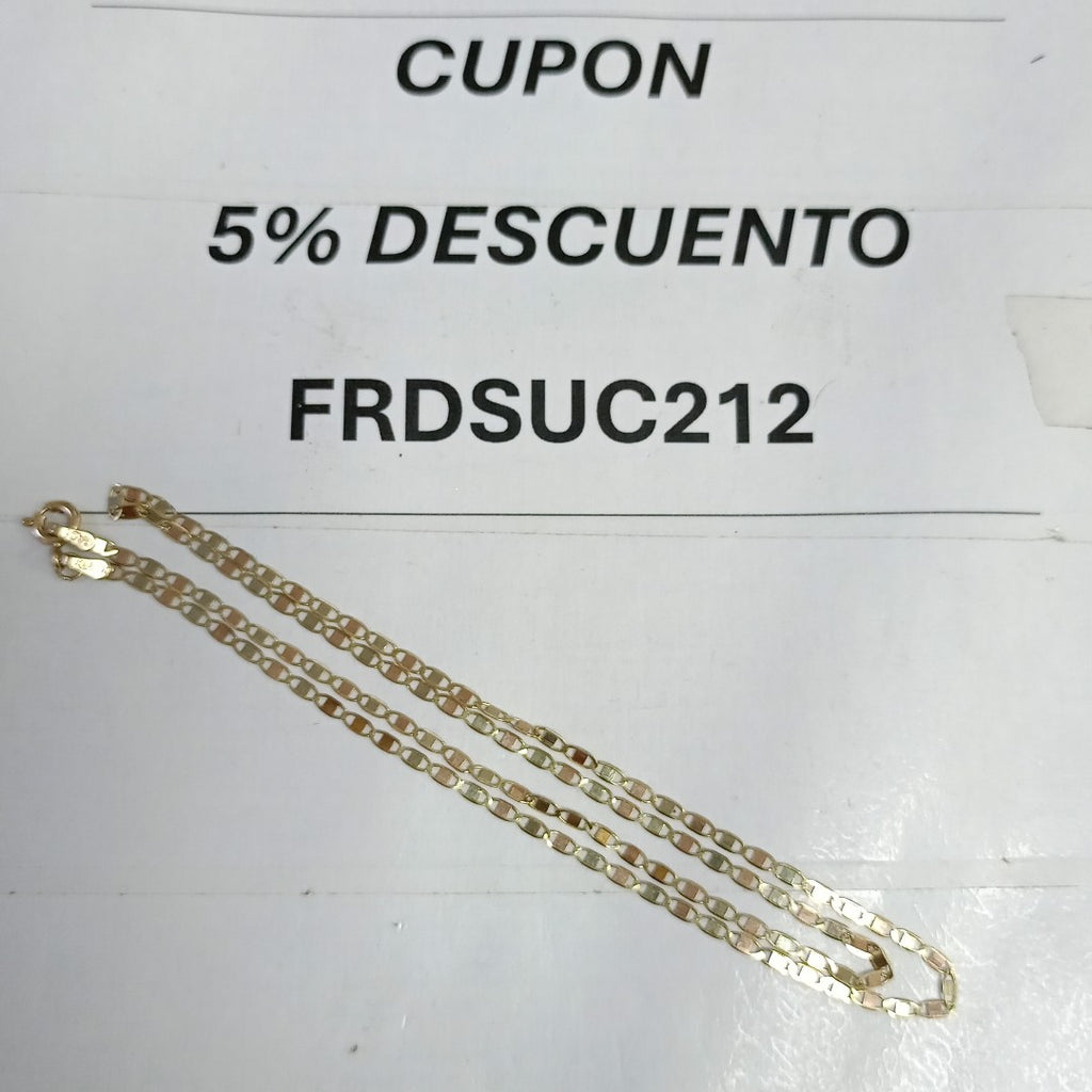 CADENA ORO 10 K 2.6 GRMS (SEMINUEVO)