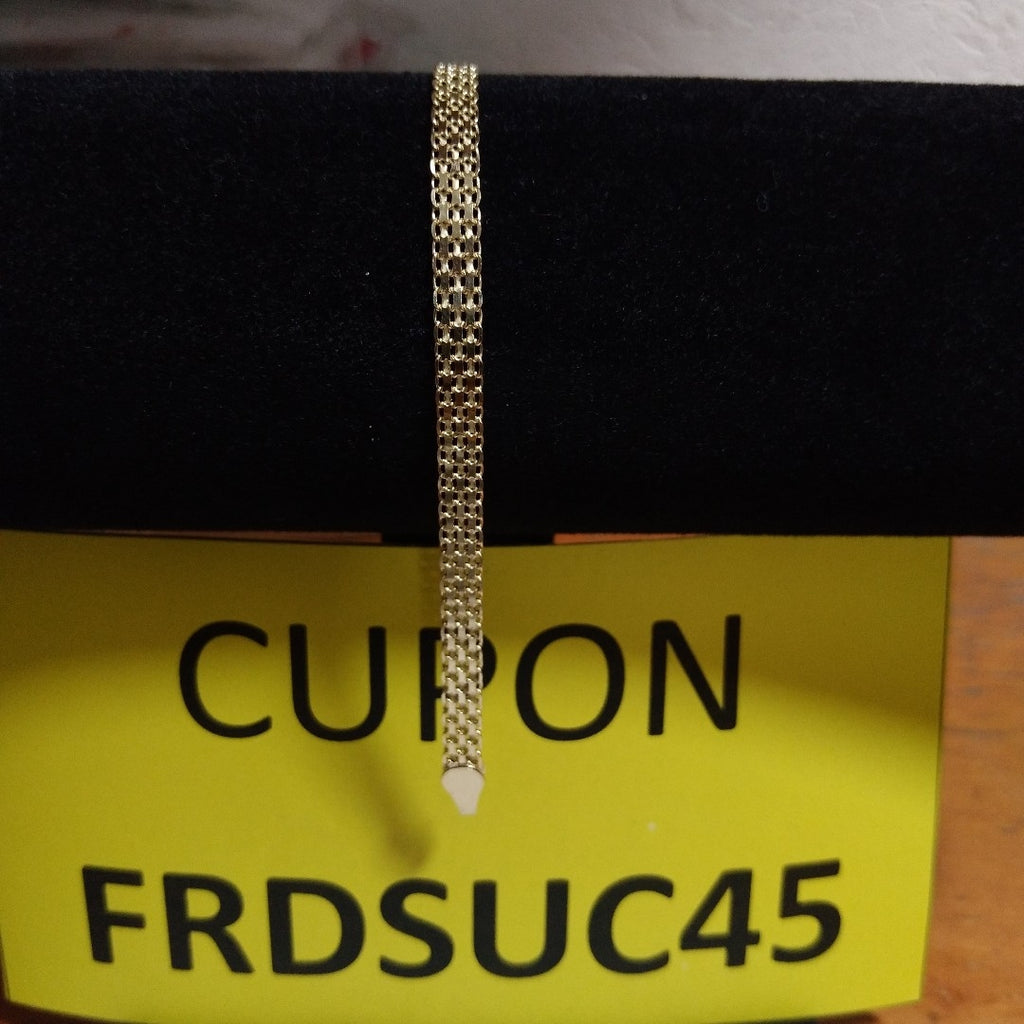PULSERA ESPECIAL 14K 18 CM 4.4 GR (NUEVO)
