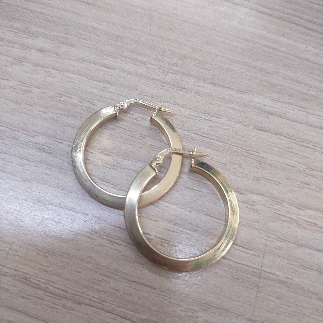 ARRACADAS PAR ORO 14 K 4.9 GRMS (SEMINUEVO)
