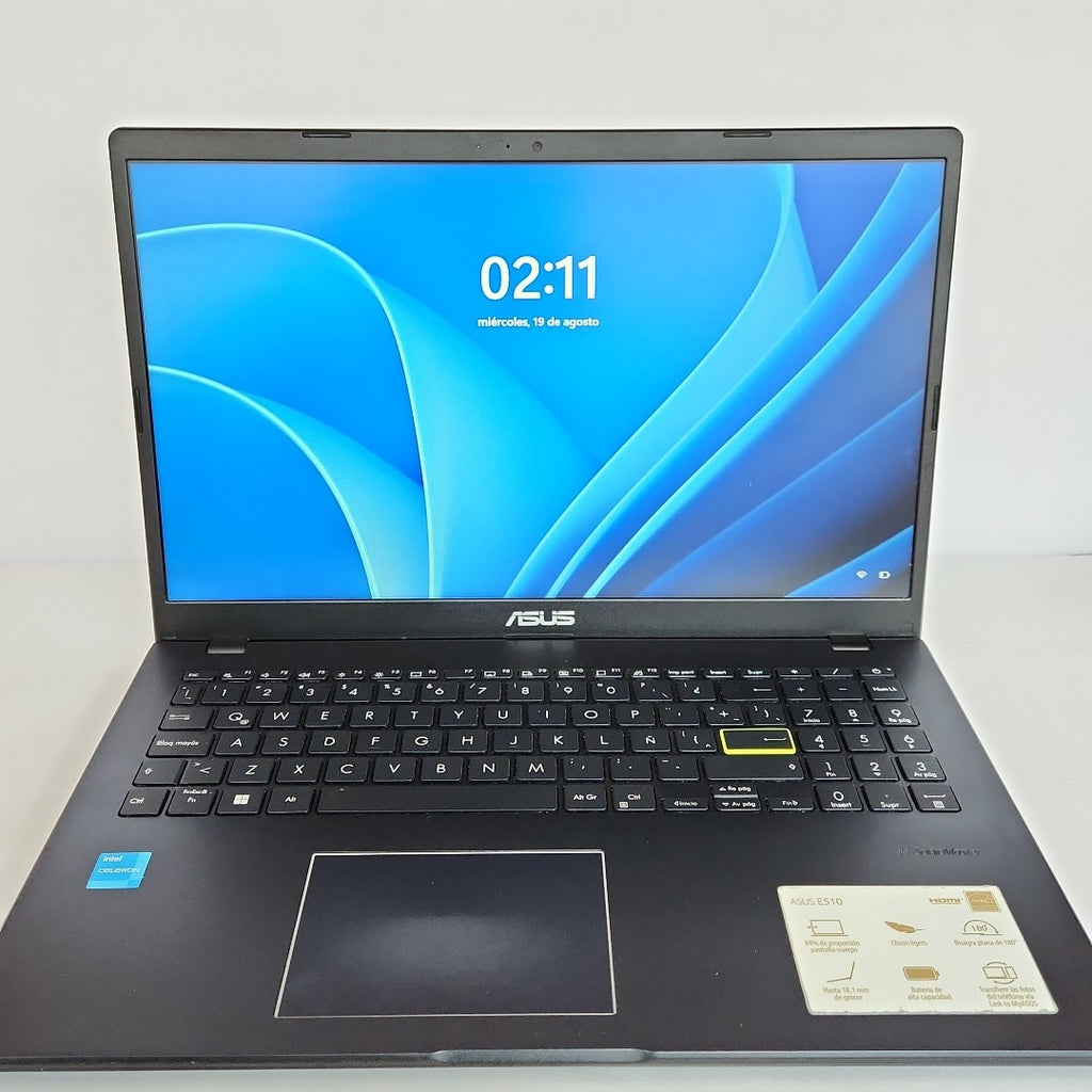 LAPTOP ASUS VIVOBOOK E510KA-BR760W (2024) 128 GB SSD 4 GB RAM (SEMINUEVO)