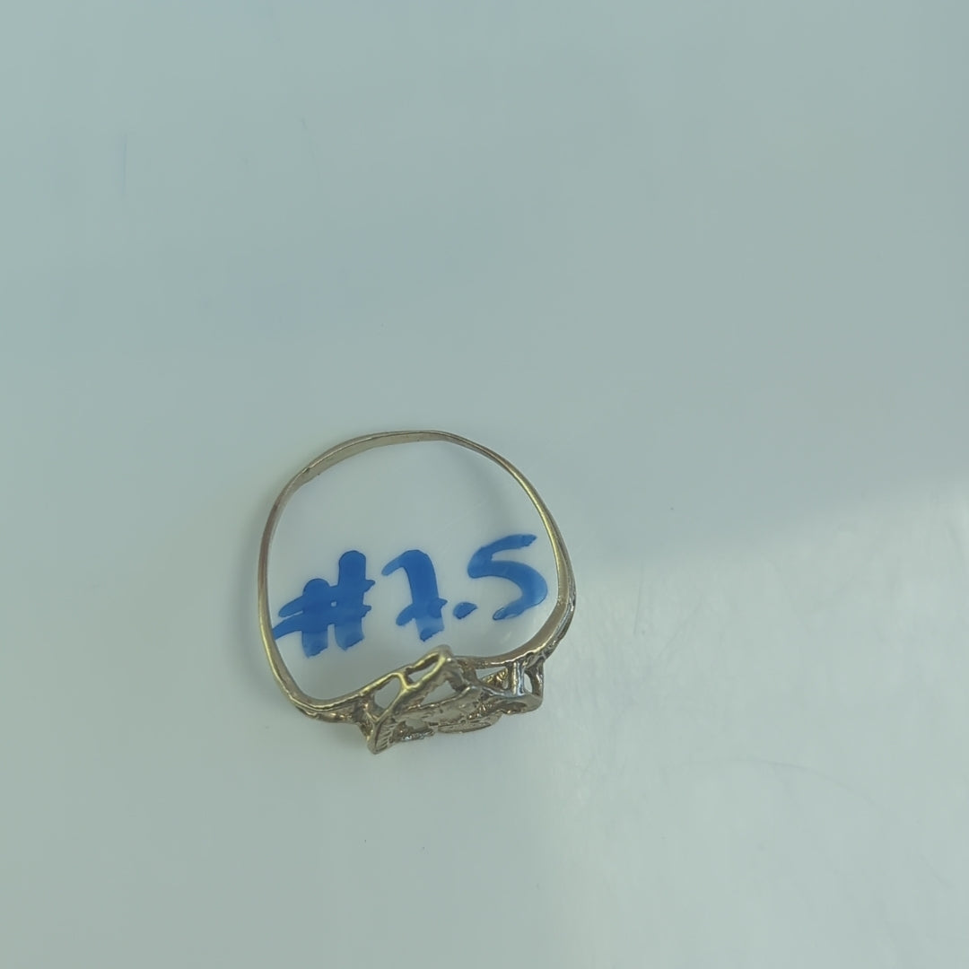 ANILLO ORO 10 K 1.6 GRMS (SEMINUEVO)