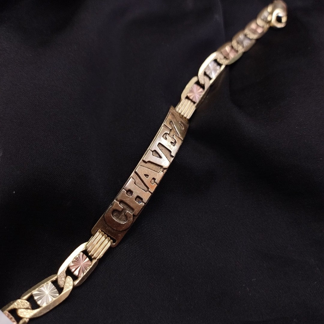 ESCLAVA ORO COMBINADO 14 K 12,00 GRMS (SEMINUEVO)