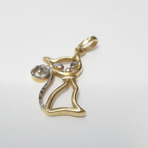 DIJE ORO,RODIADO 14 K 1,60 GRMS (SEMINUEVO)