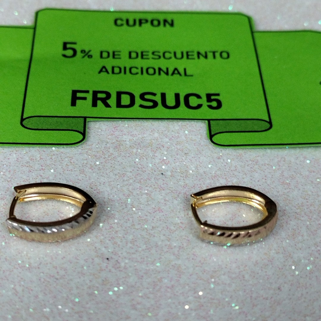 HUGGIES ORO 14K 1.1 (NUEVO)