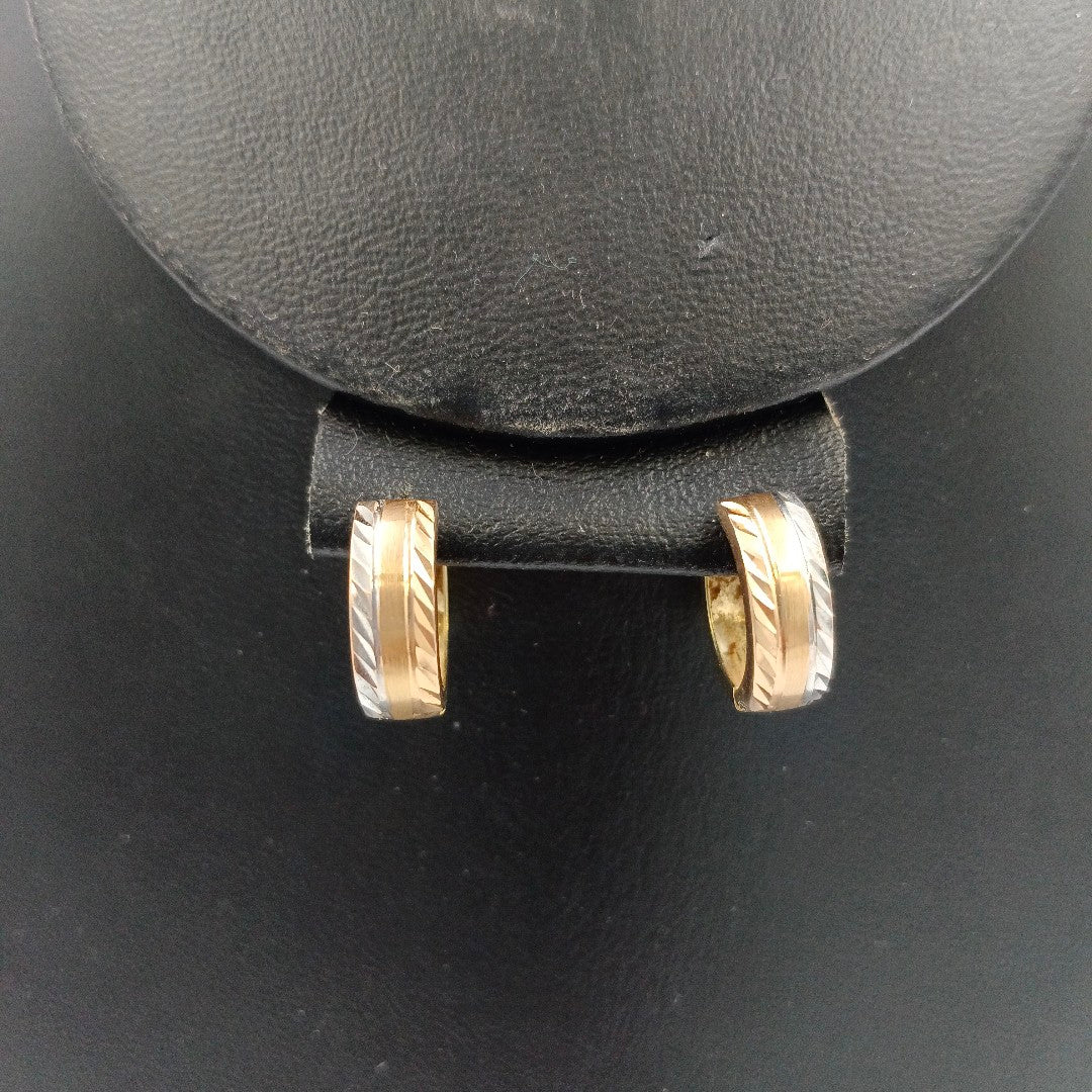 ARRACADAS PAR ORO 14 K 3,40 GRMS (SEMINUEVO)