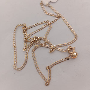 CADENA ORO, RODIADO 14 K 2.7 GRMS (SEMINUEVO)