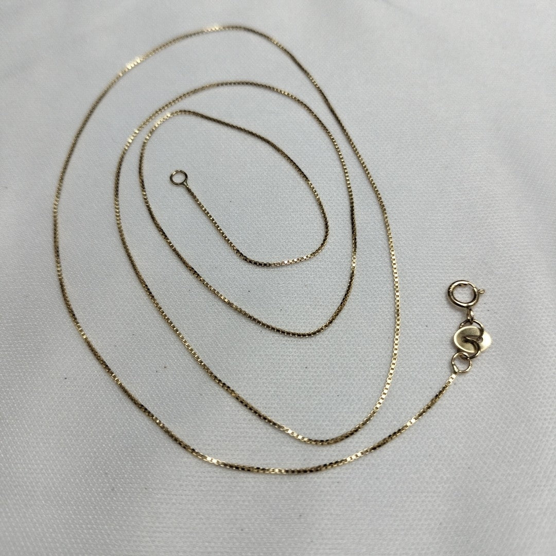 CADENA VENECIANO 14K 55 CM 1.7 GR (NUEVO)