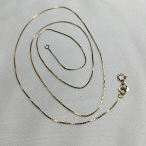 CADENA VENECIANO 14K 55 CM 1.7 GR (NUEVO)