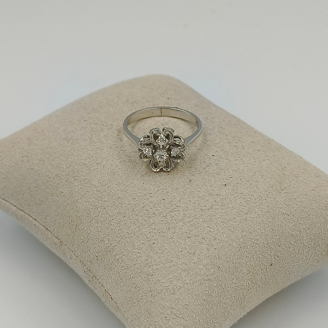 ANILLITO ORO BLANCO 18 K 2,60 GRMS (SEMINUEVO)