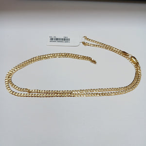 CADENA BARBADA 14K 55 CM 5.4 GR (NUEVO)