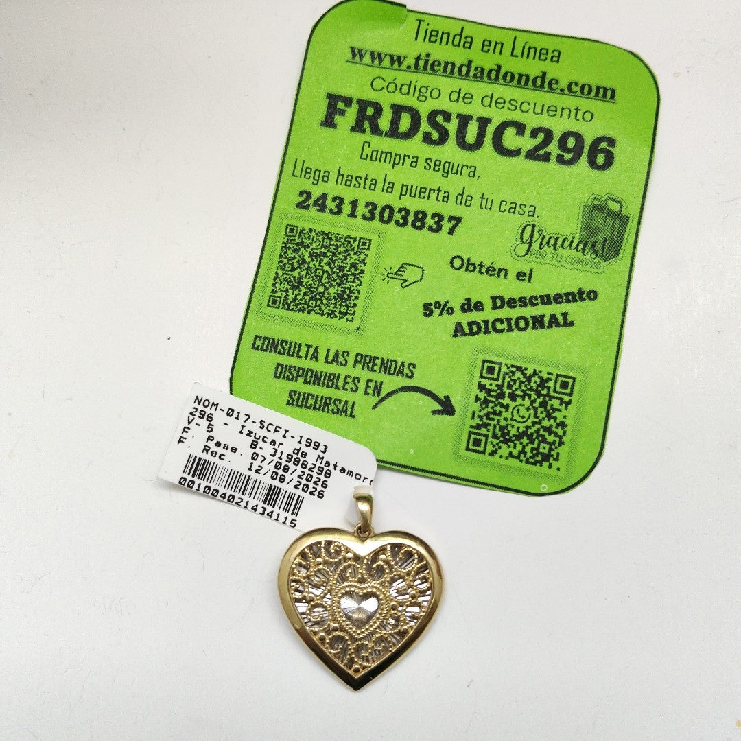 DIJE ORO 14 K 4.4 GRMS (SEMINUEVO)
