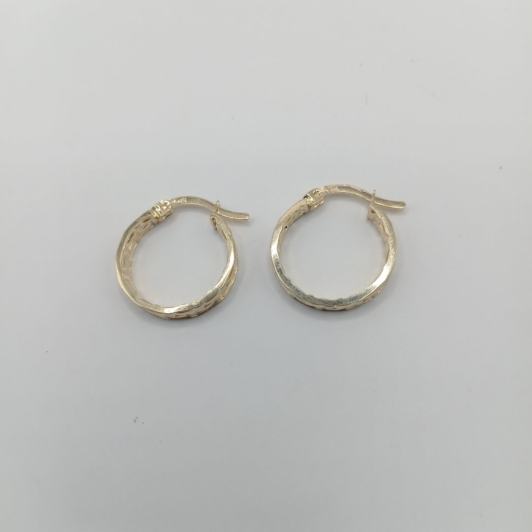 ARETES ARRACADAS FIG GRECAS 14K 1.7 GR (NUEVO)
