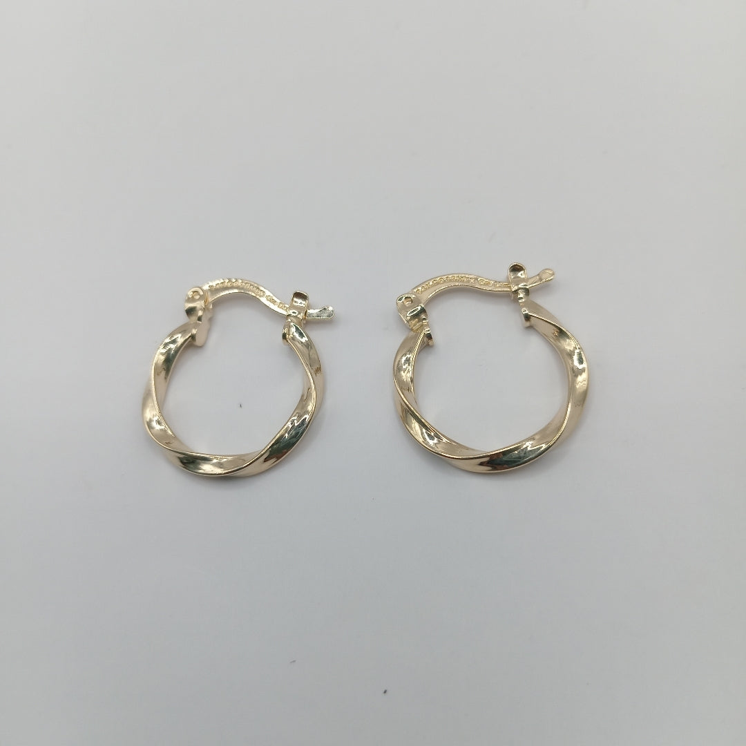 ARETES ARRACADAS TORZAL 14K 1.2 GR (NUEVO)