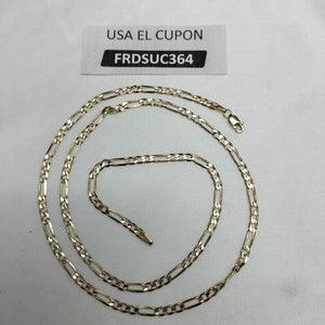 CADENA 3X1 14K 55 CM 7.2 GR (NUEVO)