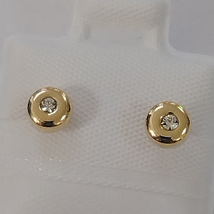 BROQUELES BROQUEL C CIRCONIA 14K 0.27 GR (NUEVO)