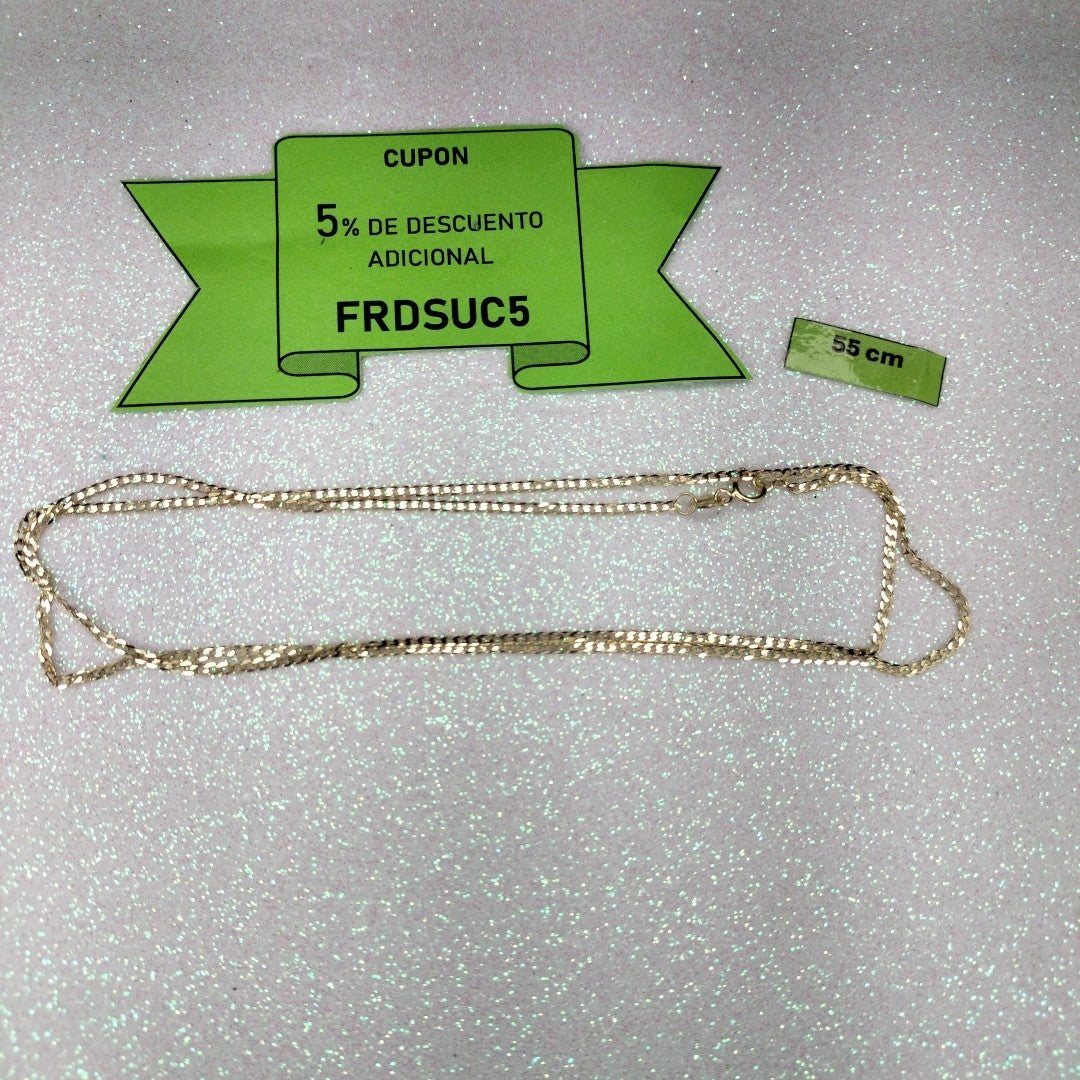 CADENAS BARBADA AMARILLA ORO 14K 2 (NUEVO)