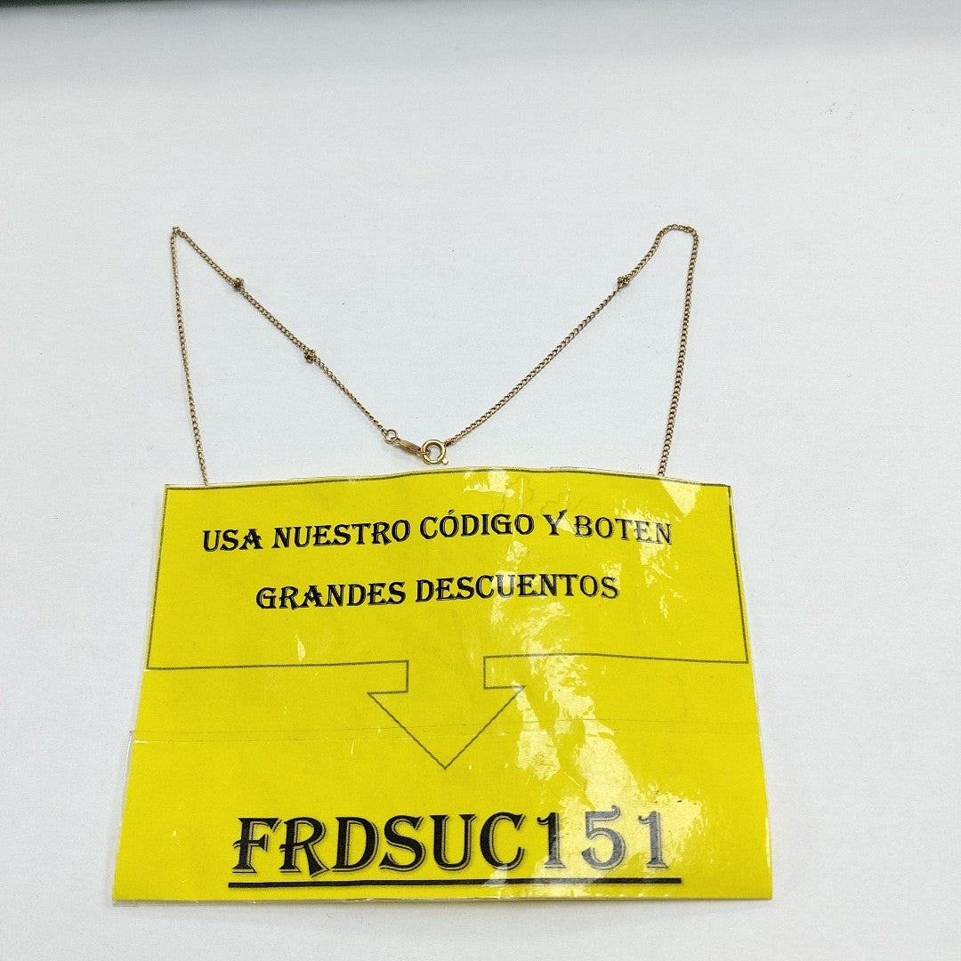 CADENA ORO 10 K 1,10 GRMS (SEMINUEVO)