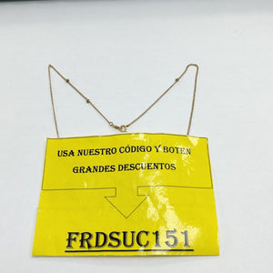 CADENA ORO 10 K 1,10 GRMS (SEMINUEVO)