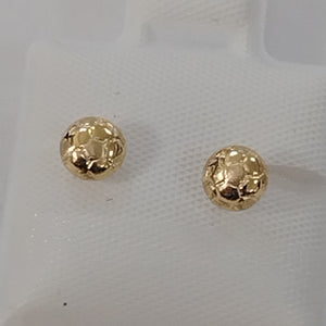 BROQUELES BROQUEL FIG BALON DE FUTBOL 14K 0.2387 GR (NUEVO)