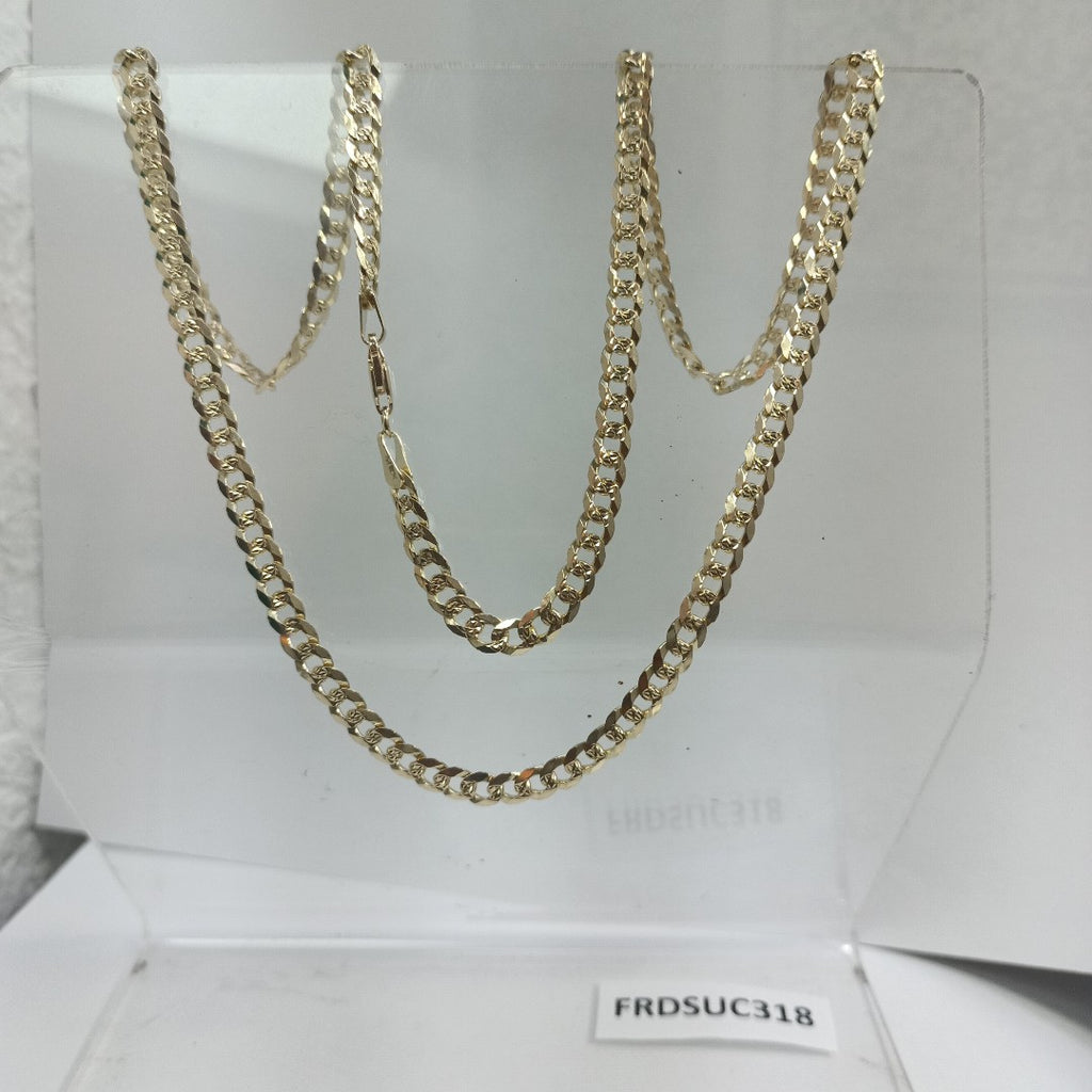 CADENA BARBADA 14K 60 CM 21.3 GR (NUEVO)