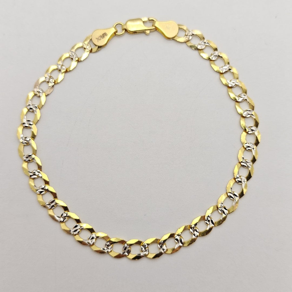 PULSERA BARBADA 14K 21 CM 6.4 GR (NUEVO)