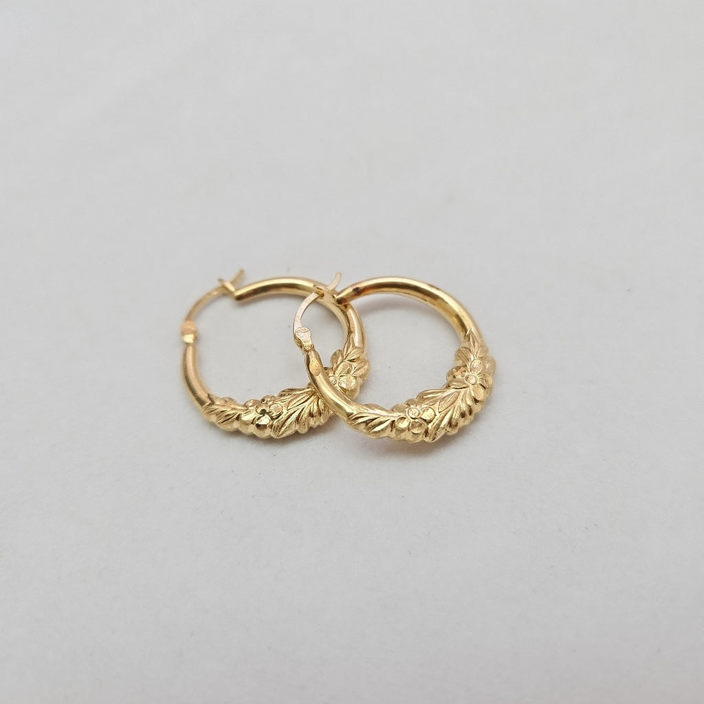 ARRACADAS PAR ORO 14 K 2,60 GRMS (SEMINUEVO)