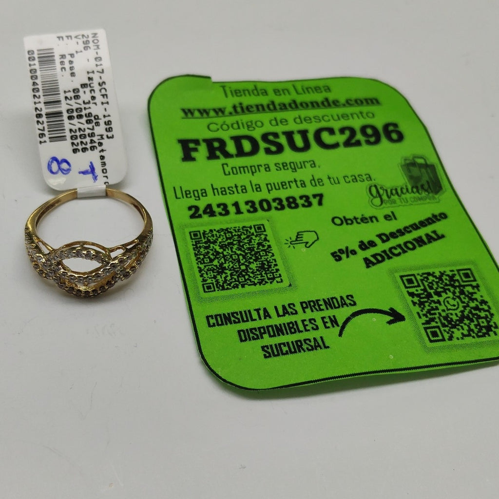 ANILLITO ORO 14 K 2.6 GRMS (SEMINUEVO)