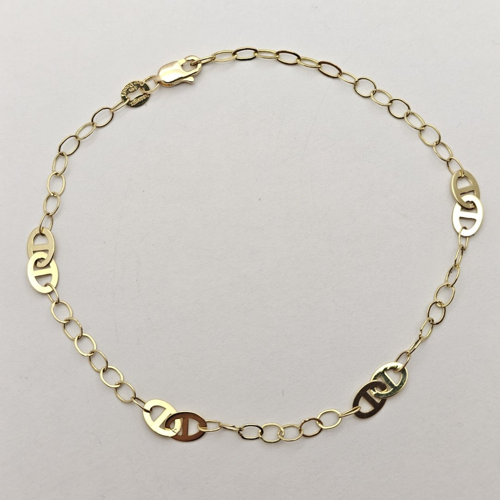 PULSERA ESPECIAL 14K 21 CM 1.8 GR (NUEVO)