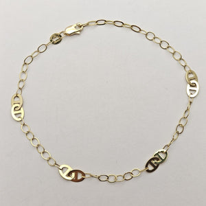 PULSERA ESPECIAL 14K 21 CM 1.8 GR (NUEVO)