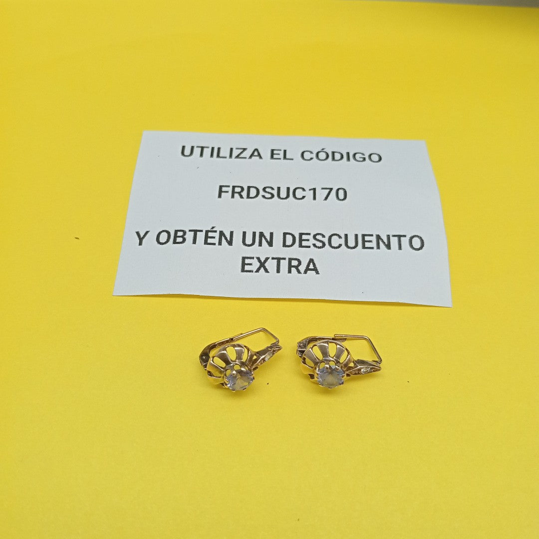 ARRACADAS PAR ORO 10 K 2.4 GRMS (SEMINUEVO)