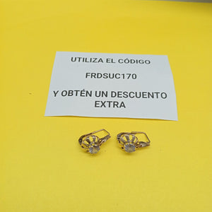 ARRACADAS PAR ORO 10 K 2.4 GRMS (SEMINUEVO)