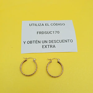 ARRACADAS PAR ORO 10 K 2.5 GRMS (SEMINUEVO)