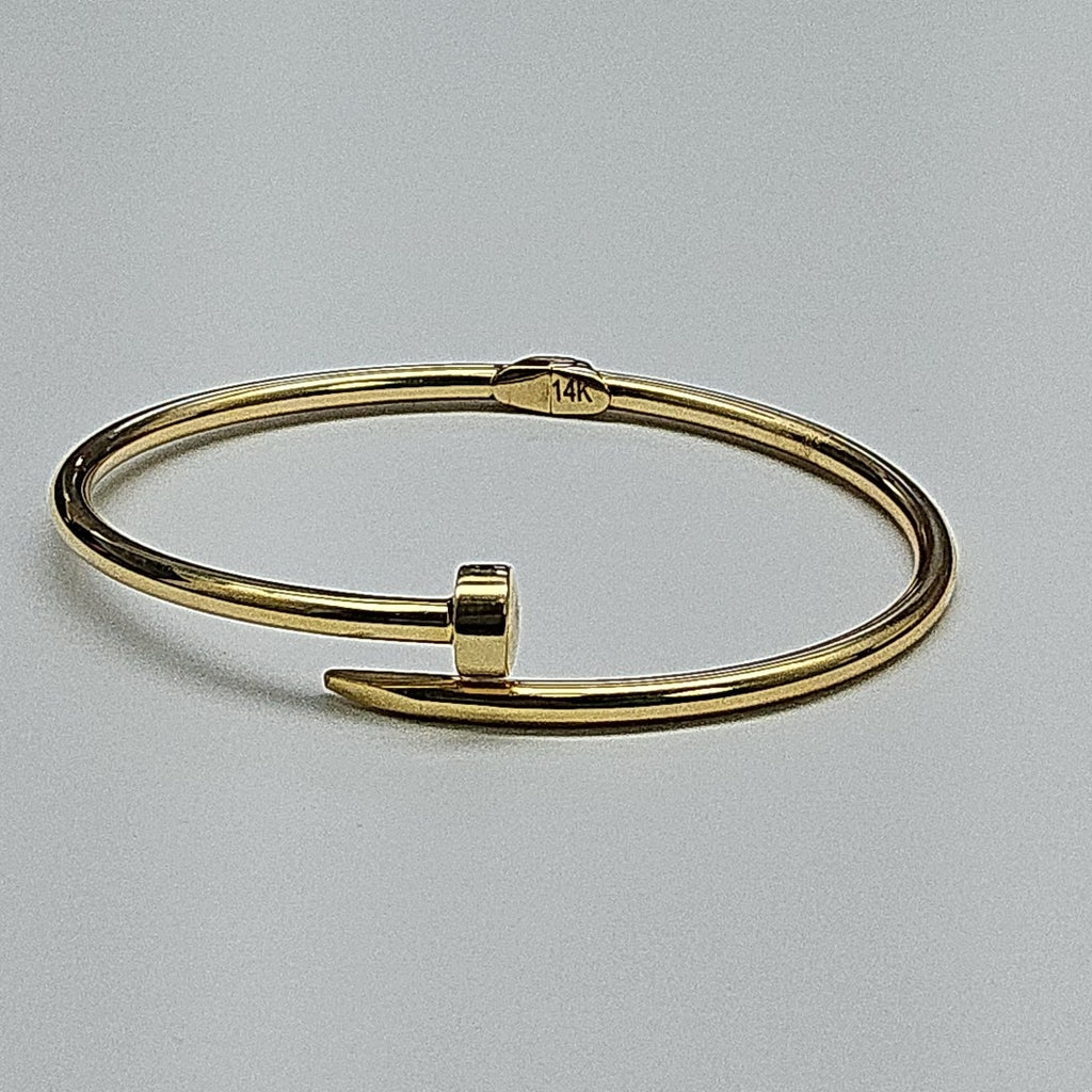 PULSERA RIGIDA ORO 14 K 8 GRMS (SEMINUEVO)