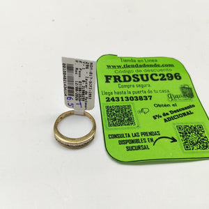 ANILLO ORO 14 K 2.9 GRMS (SEMINUEVO)