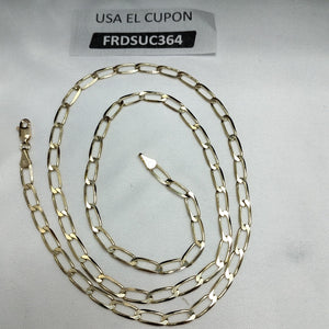 CADENA ESLABON 14K 60 CM 11.9 GR (NUEVO)