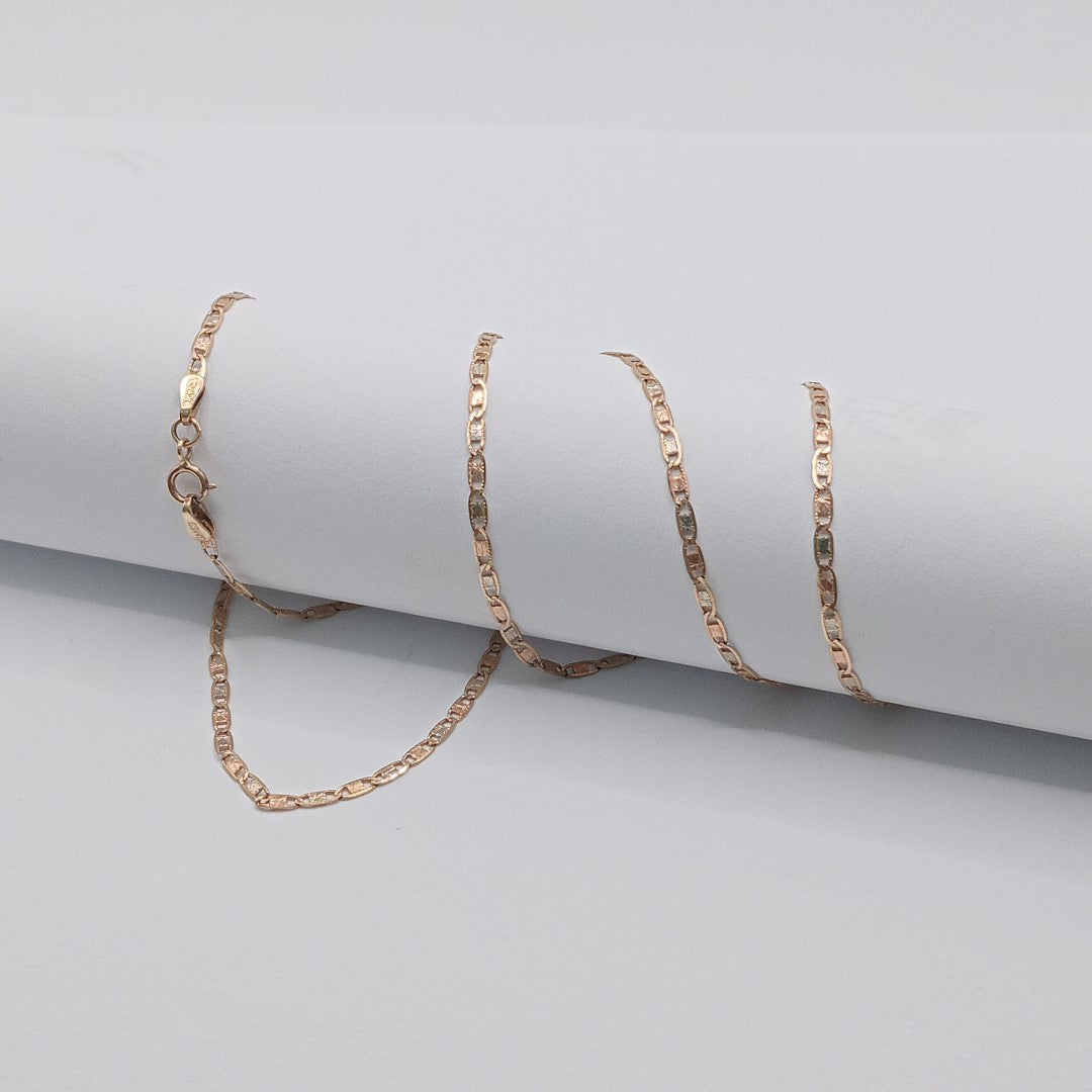 CADENA ORO COMBINADO 10 K 2.6 GRMS (SEMINUEVO)