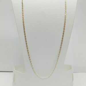 CADENAS TEJIDO GUCHI ORO 10K 55 CM 2.9 GR (NUEVO)