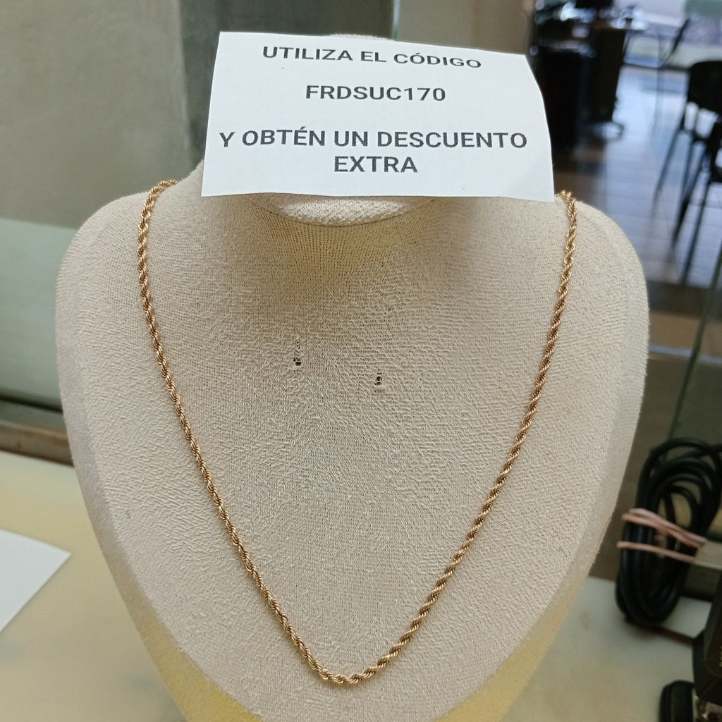 CADENA ORO 10 K 4.1 GRMS (SEMINUEVO)