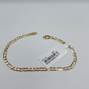 PULSERA TEJIDO 3X1 14K 18 CM 2.6 GR (NUEVO)