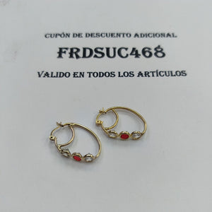 ARRACADAS PAR ORO 10 K 2.3 GRMS (SEMINUEVO)