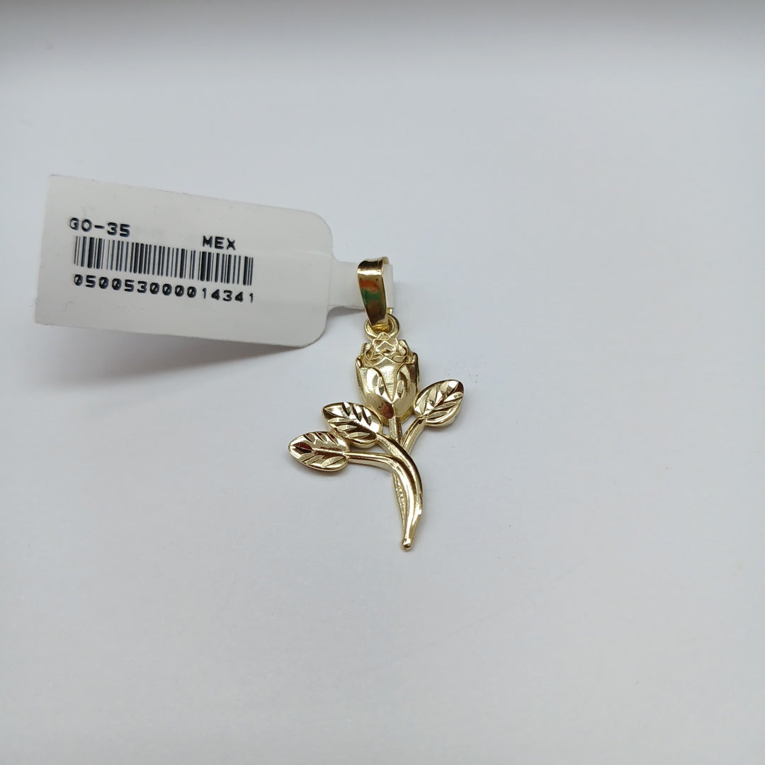 DIJE ROSA 10K 1.4 GR (NUEVO)