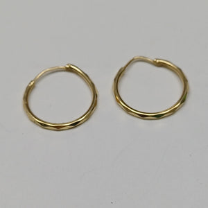 ARRACADAS PAR ORO 14 K 1.2 GRMS (SEMINUEVO)