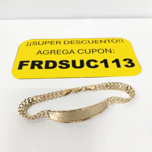 PULSERA ESCLAVA CHINO 14K 21 CM 9.8 GR (NUEVO)