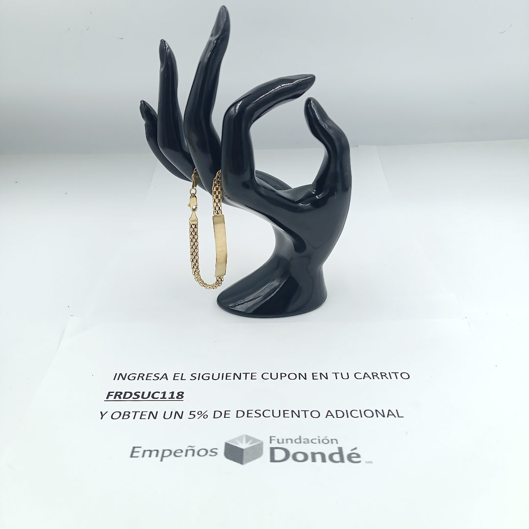 ESCLAVA ORO 10 K 4.7 GRMS (SEMINUEVO)