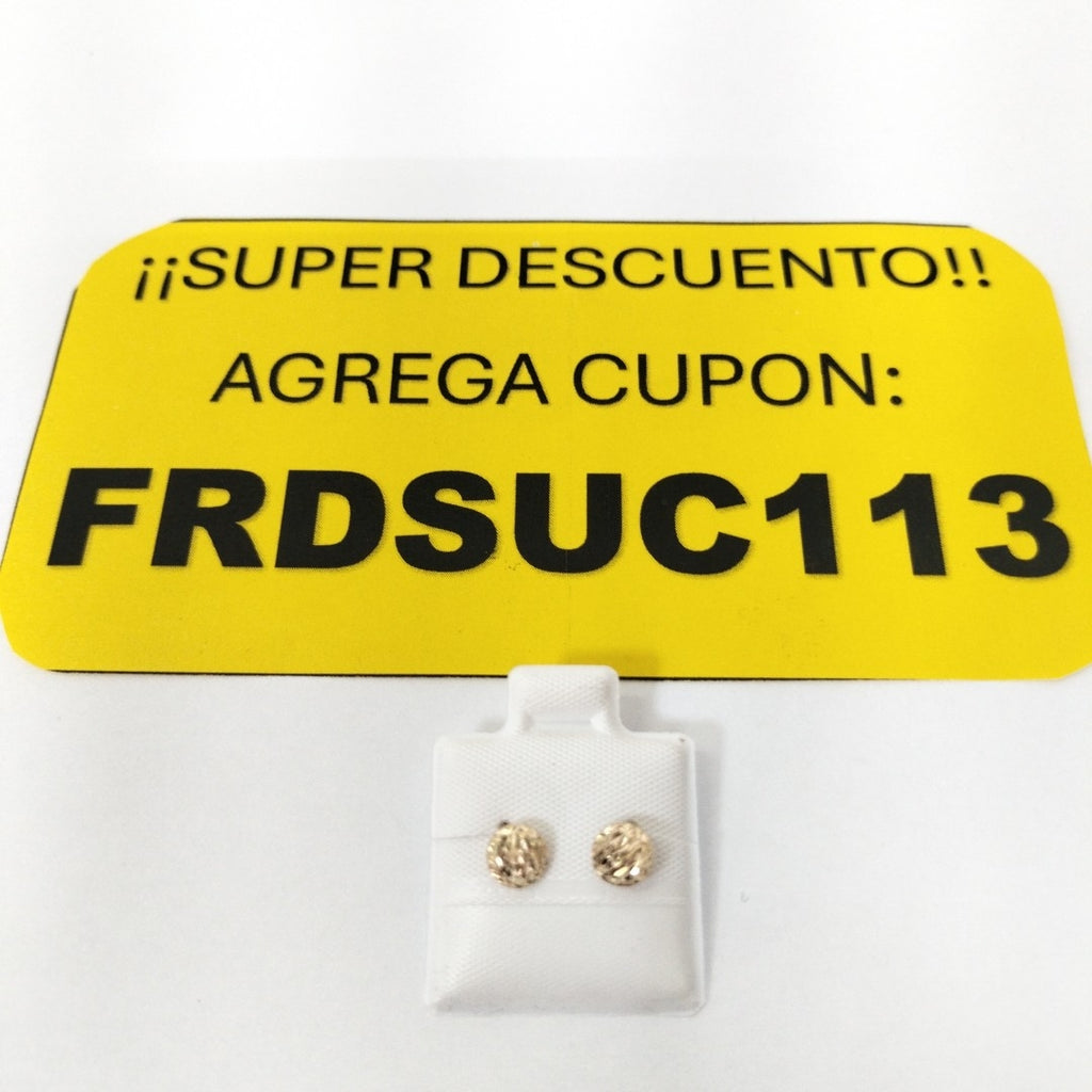 BROQUELES BROQUEL FIG LUNETA 14K 0.2268 GR (NUEVO)