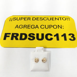 BROQUELES BROQUEL FIG LUNETA 14K 0.2268 GR (NUEVO)