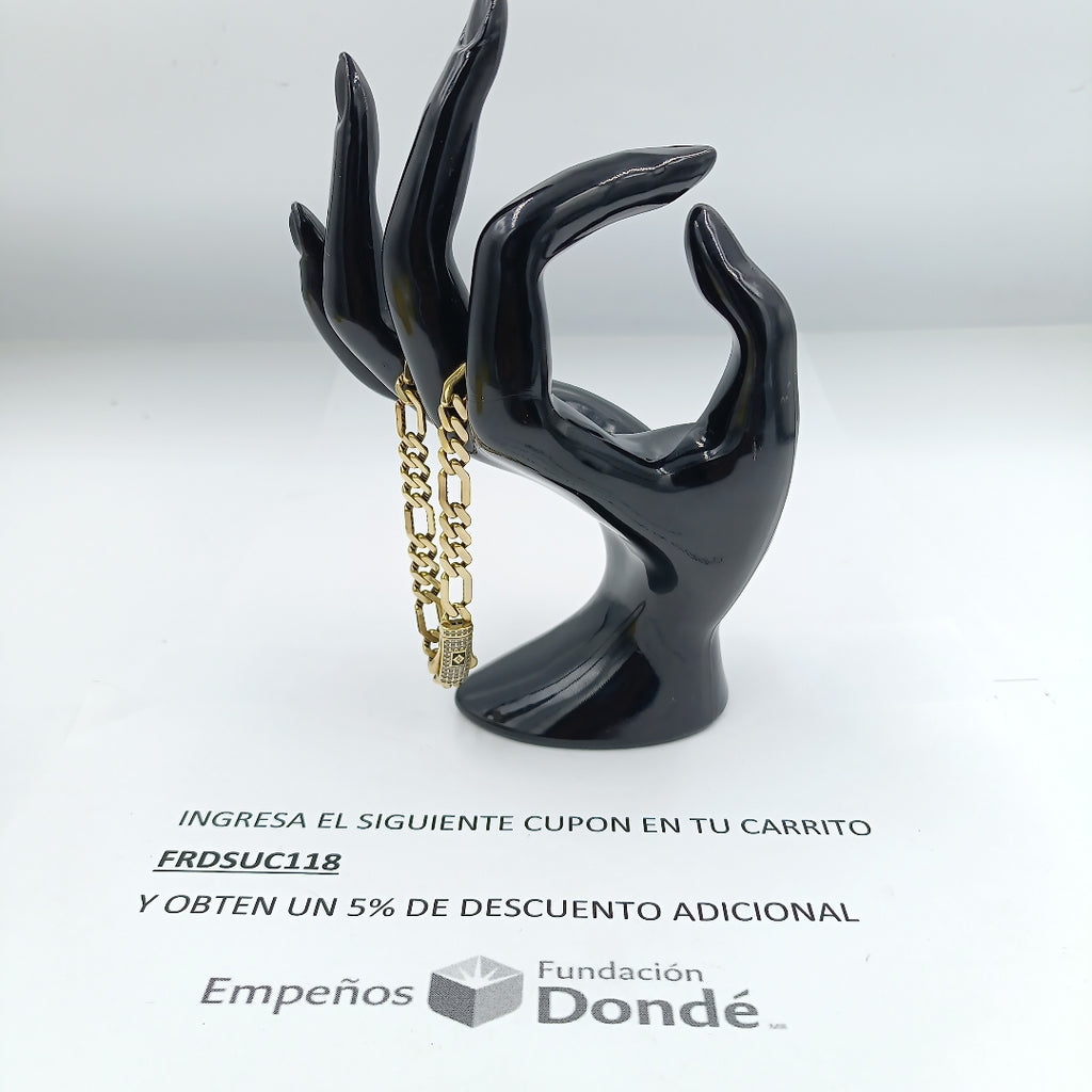 PULSERA ORO 10 K 8.5 GRMS (SEMINUEVO)