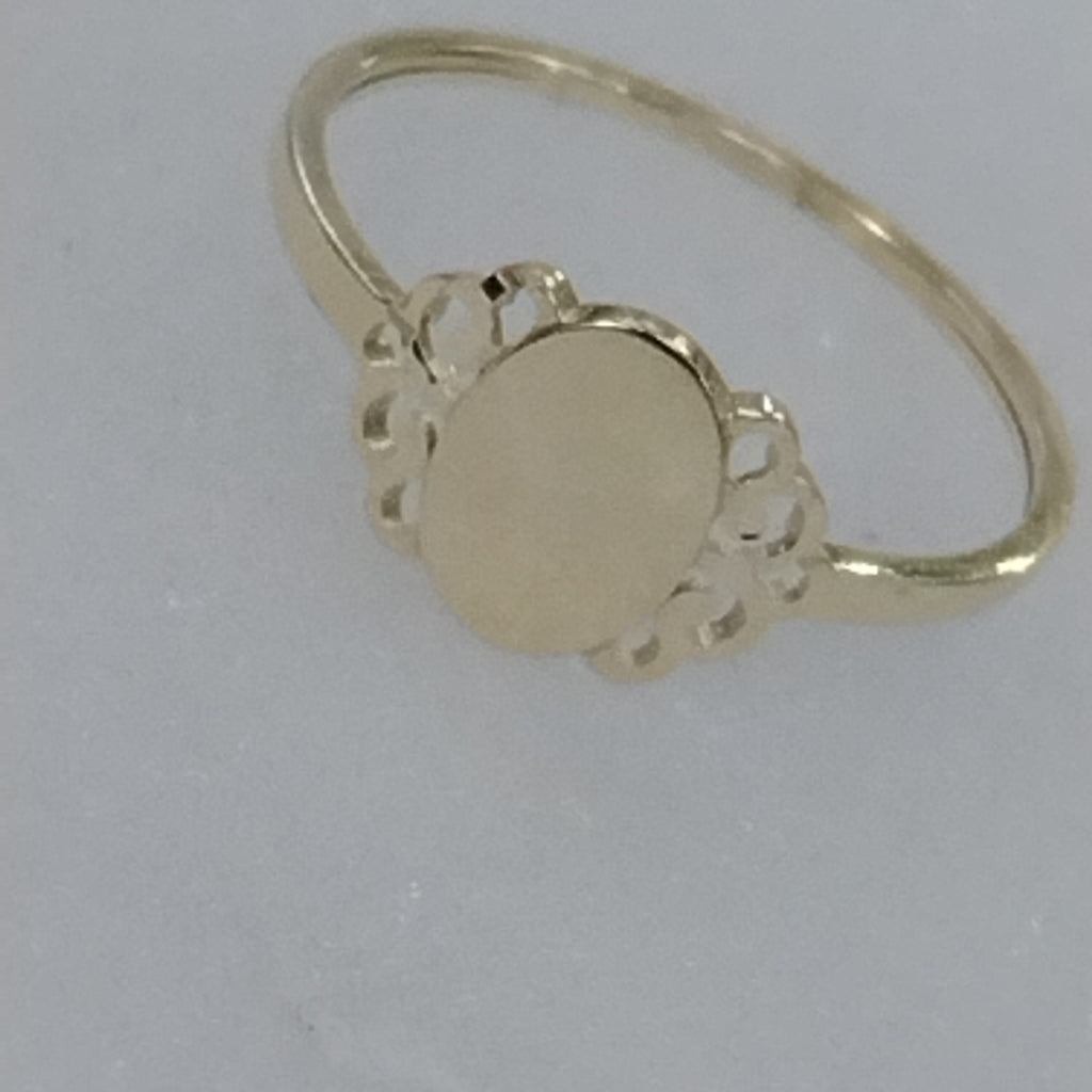 ANILLOS ANILLITO 10K TALLA 8 0.9 GR (NUEVO)